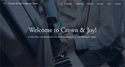 Desktop Screenshot of crownandjoy.com